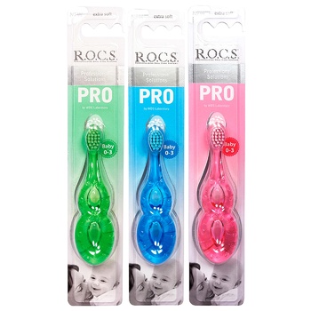 R.O.C.S. PRO Baby Toothbrush for Children from 0 to 3 Years - buy, prices for NOVUS - photo 2