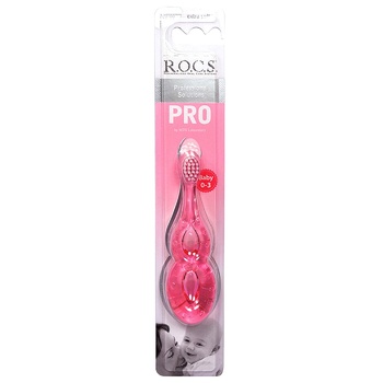 R.O.C.S. PRO Baby Toothbrush for Children from 0 to 3 Years - buy, prices for NOVUS - photo 4