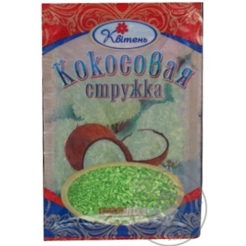 Shavings Kviten coconut with coconut flavor for desserts 100g Ukraine - buy, prices for MegaMarket - photo 1