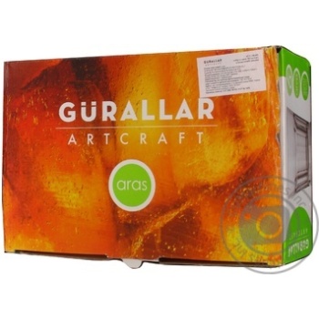 Gurallar Artcraft Aras Set of Glasses for Whiskey 6pcs 305ml - buy, prices for NOVUS - photo 1