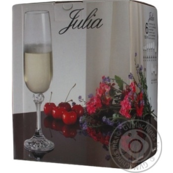 Bohemia Julia Glass Set for Champagne 180ml 6pcs - buy, prices for NOVUS - photo 2