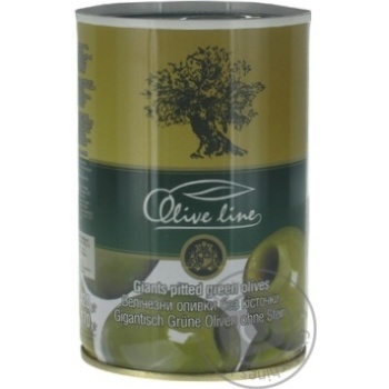 Оливки Olive line б/к 420г х24 купити, ціни на МегаМаркет - фото 1