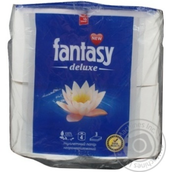 Папір туалетний FANTASY deluxe 4рул/уп купить, цены на МегаМаркет - фото 2
