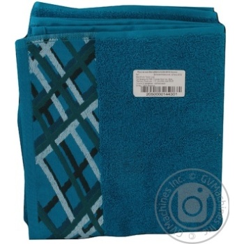 towel turquoise terry - buy, prices for - photo 2