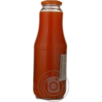 Sterilized juice with pulp Vladam Amber carrots glass bottle 1000ml Ukraine - buy, prices for - photo 14