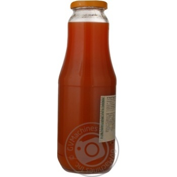 Sterilized juice with pulp Vladam carrots and apples glass bottle 1000ml Ukraine - buy, prices for - photo 14