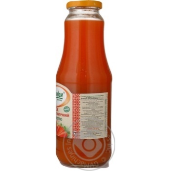 Sterilized juice with pulp Vladam carrots and apples glass bottle 1000ml Ukraine - buy, prices for - photo 17