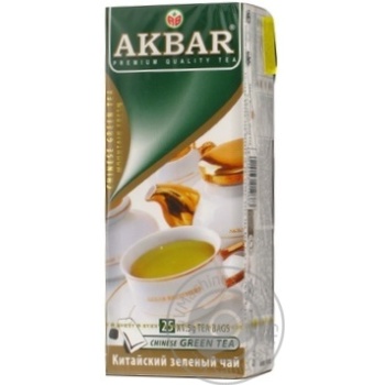 Tea Akbar green 25g - buy, prices for MegaMarket - photo 1