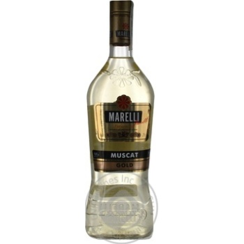 Wine muscat Marelli 16% 1000ml glass bottle Ukraine