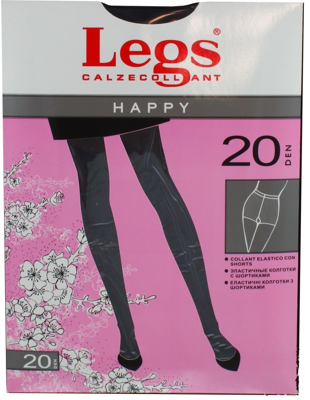 

Колготы Legs Happy женские asfalto 20ден 5р