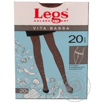 Колготы Legs Vita Bassa 20 Den женские р.3 Daino - купить, цены на ULTRAMARKET - фото 3