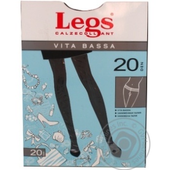 Legs Vita Bassa 20 Den 1/2s Nero Women Tights - buy, prices for ULTRAMARKET - photo 3