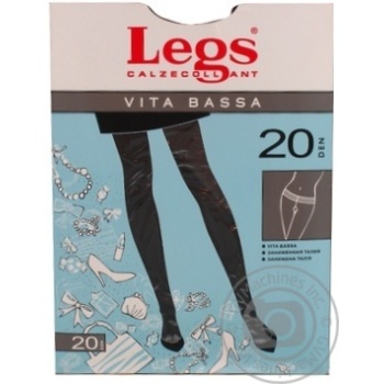 Колготи Legs Vita Bassa жіночі nero 20ден 4р - купити, ціни на ULTRAMARKET - фото 3