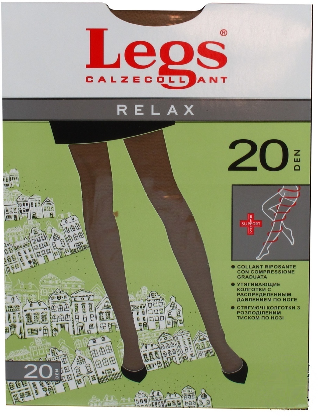 

Колготы Legs Relax женские sabbia 20ден 3р