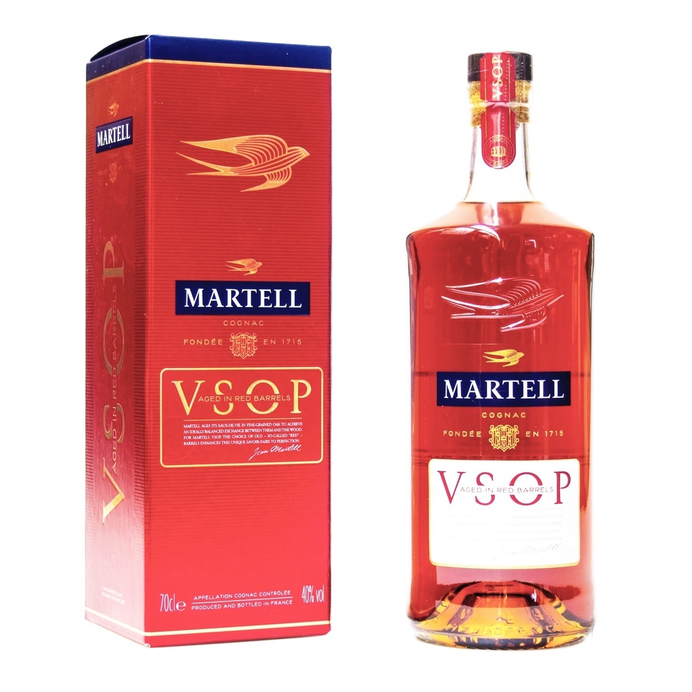 

Коньяк Martell V.S.O.P. 40% 0,7л в подарочной упаковке