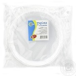 TSM Disposable Plastic Dinner Plate 6pcs