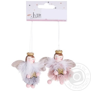 Koopman Angel Hanging Decoration 2pcs