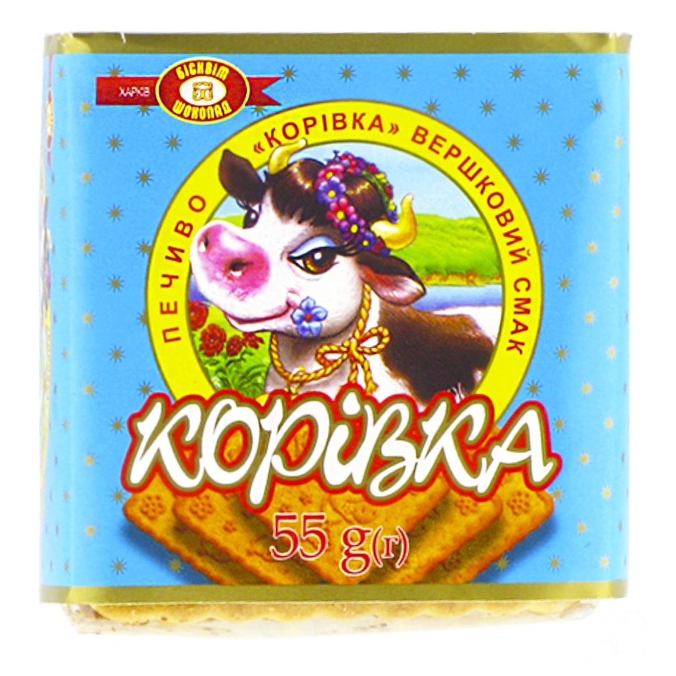 

Печенье ХБФ Коровка сливочный вкус 55г