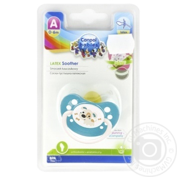 Пустышка Canpol Babies Bunny&Company анатомическая - купить, цены на - фото 1