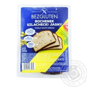 Хлеб Bezgluten белый 260г