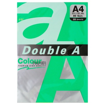 Double A Color Paper A4 25 sheets 5 colors - buy, prices for - photo 4