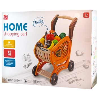 Play Set Supermarket Basket 16 items orange - buy, prices for - photo 1