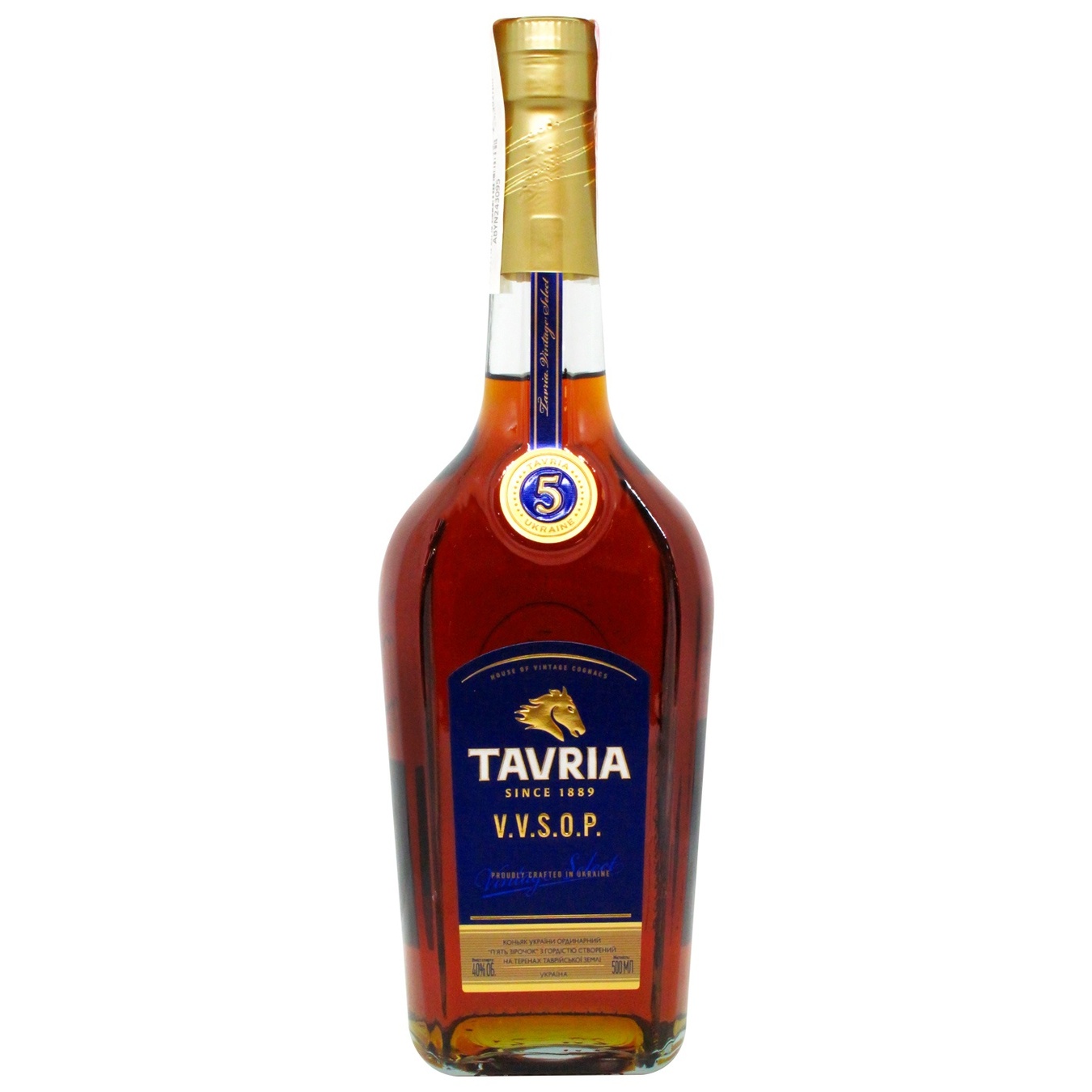 

Коньяк Таврия VSОР 5 звезд 40% 0,5л