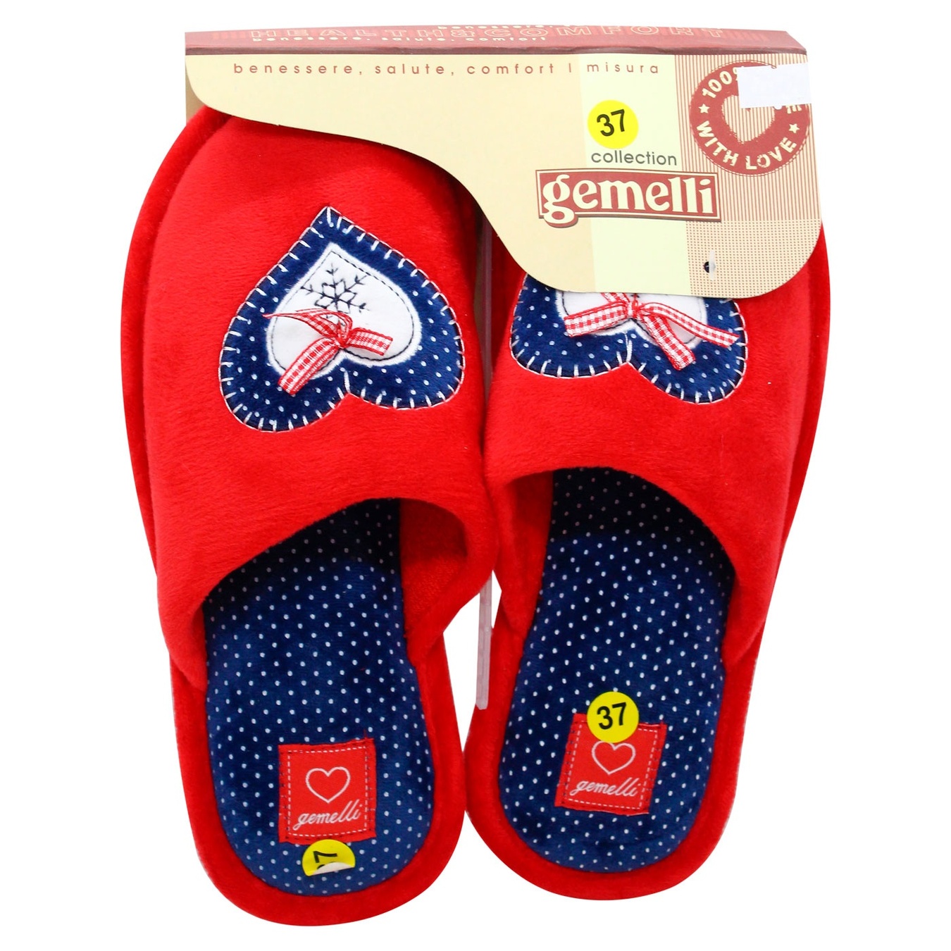 

Тапочки женские Gemelli Бьюти размер 36-41 в ассортименте