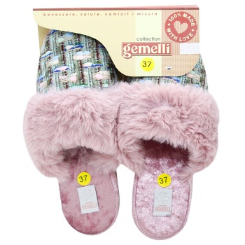 Тапочки Gemelli Моника женские в ассортименте - купить, цены на ULTRAMARKET - фото 3