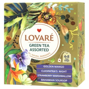 Чай Lovare Assorted зеленый 32х1,5г