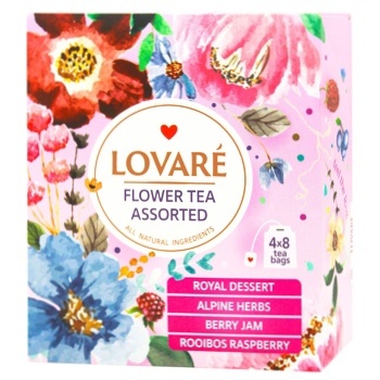 Чай Lovare Assorted цветочный 32х1,5г