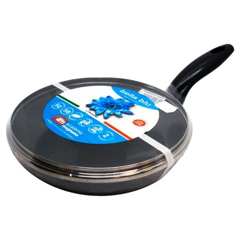 Accademia Mugnano Bella Blu Frying Pan with Lid 16cm - buy, prices for MegaMarket - photo 1