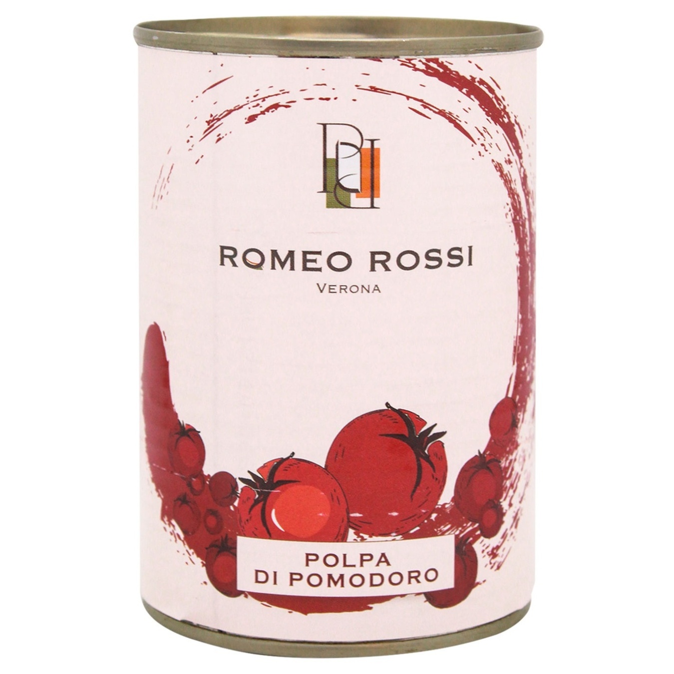 

Томаты очищенные Romeo Rossi кусочки 400г