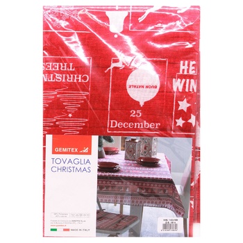 Gemitex Tablecloth Christmas 140х180cm - buy, prices for ULTRAMARKET - photo 1