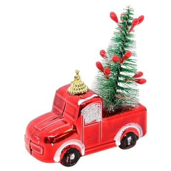 Stolyar Red Car Christmas Decoration 10х11х5cm - buy, prices for MegaMarket - photo 1