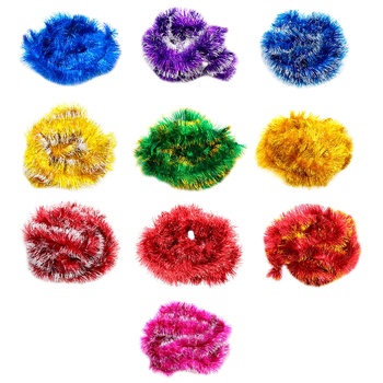 Furry Christmas Garland 7cm x 1.5m - buy, prices for - photo 1