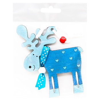 Decorative Bright Deer Hanging 10*12cm - buy, prices for - photo 5