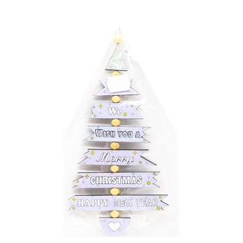 Подвес декоративный елка сборная в горшке 20см - купить, цены на МегаМаркет - фото 5