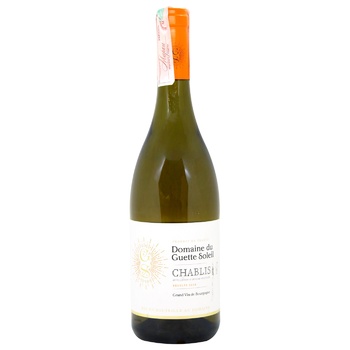 Вино Domaine du Guette-Soleil Chablis біле сухе 12,5% 0,75л - купити, ціни на ULTRAMARKET - фото 1