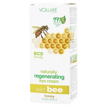 Vollare Regenerating Eye Cream Honey + Poppy Oil 15ml