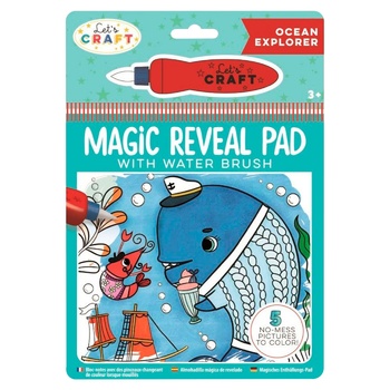 Let`s Сraft Magical Reveal Pad. Ocean Water Coloring Pages - buy, prices for - photo 1