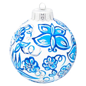 Прикраса Куля ялинкова Народна творчість 100мм - купити, ціни на МегаМаркет - фото 4