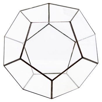 Hibox Glass Figure Dodecahedron Vase 180x180mm - buy, prices for - photo 2