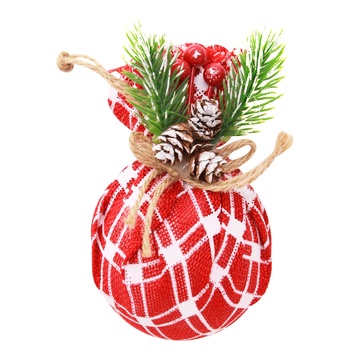 Red Christmas Bulb with a Decor 8cm - buy, prices for NOVUS - photo 1