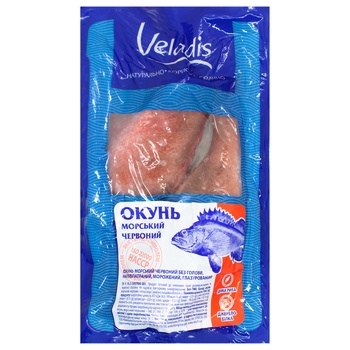 Окунь Veladis без голови морожений - купити, ціни на ULTRAMARKET - фото 1