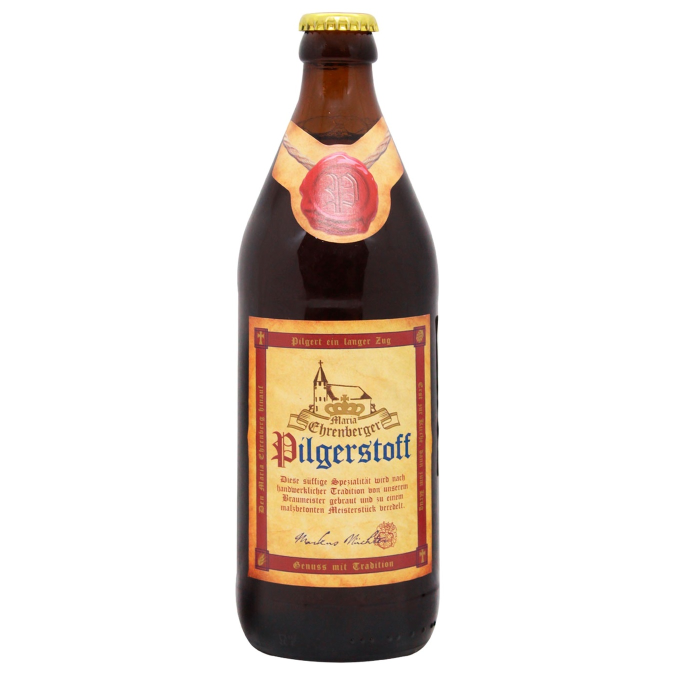 

Пиво Will-Brau Pilgerstoff янтарное 5,2% 0,5л