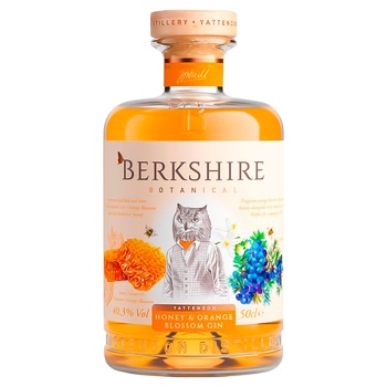 Berkshire Botanical Honey&Orange Blossom Gin 40.3% 0.5l - buy, prices for MegaMarket - photo 1