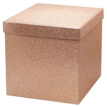 Коробка праздничная с блестками -7 - купить, цены на - фото 2