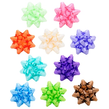 Decorative Polypropylene Bow 15cm in assortment - buy, prices for ULTRAMARKET - photo 1