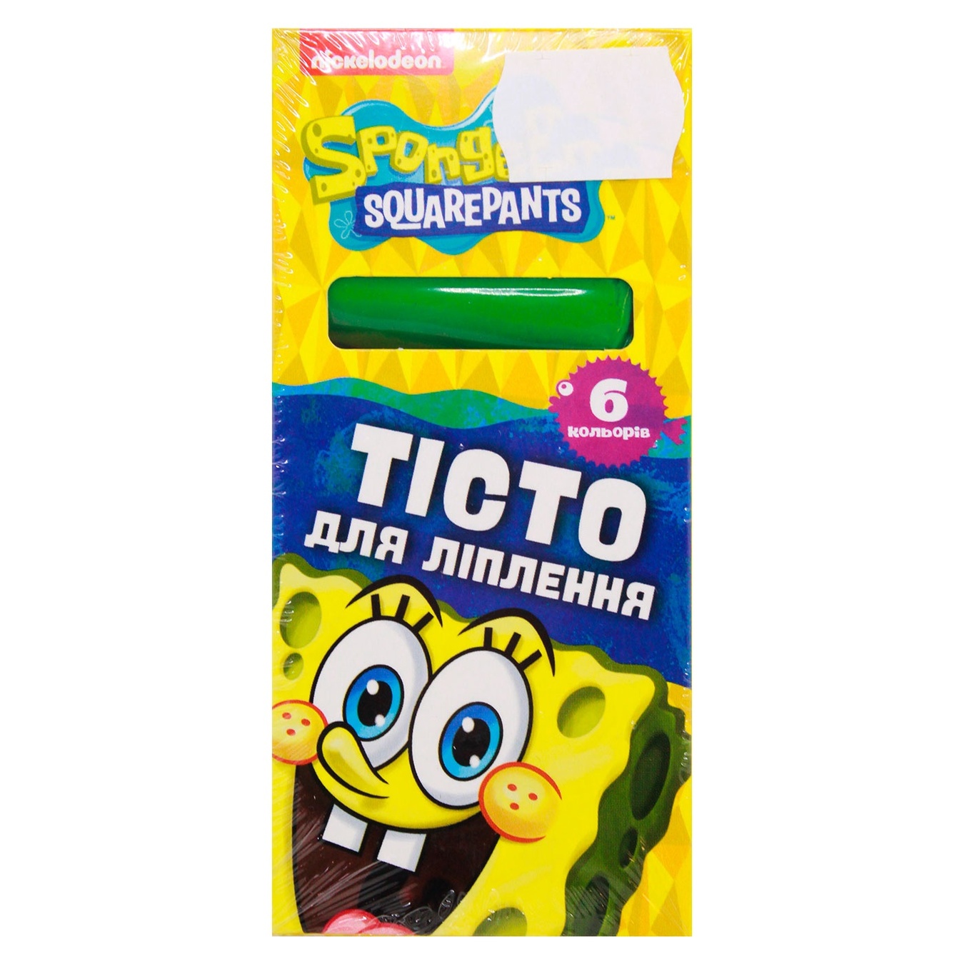 

Тісто SpongeBob д/ліплення SquarePants 6кол